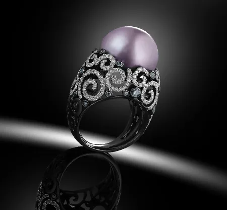 Jewelry Emporium custom ring with pearls